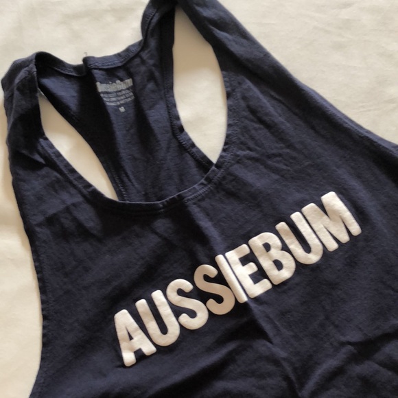 Men’s dark blue muscle tank top - Picture 2 of 5